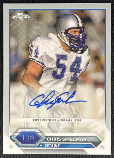 Chris Spielman 2024 Topps Composite Auto Lions front