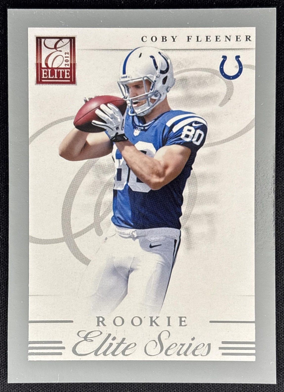 Coby Fleener 2012 Panini Elite Series Rookies Silver /999 Colts front