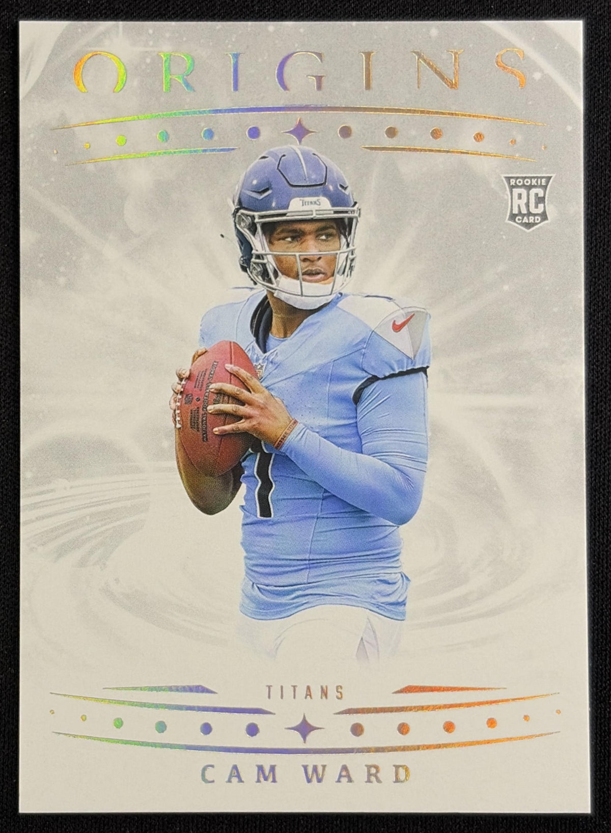 Cam Ward 2025 Panini Origins Rookie Variation Titans