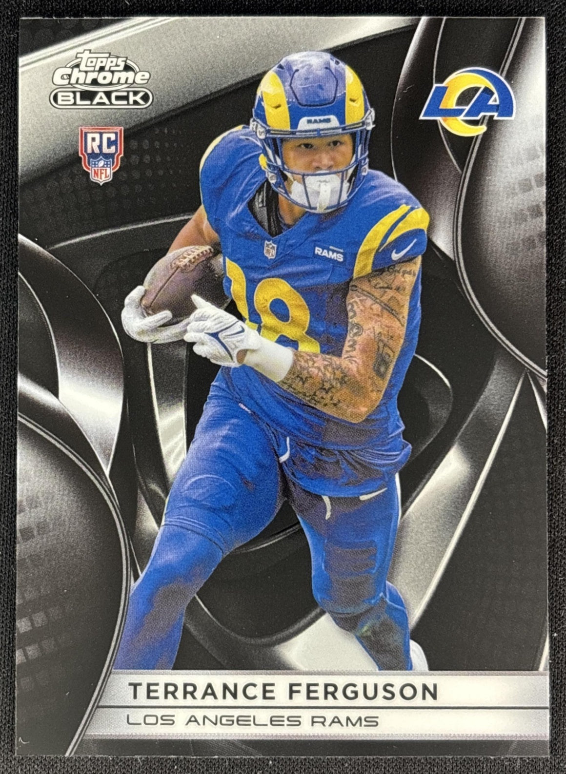 Terrance Ferguson 2025 Topps Chrome Black Rams front