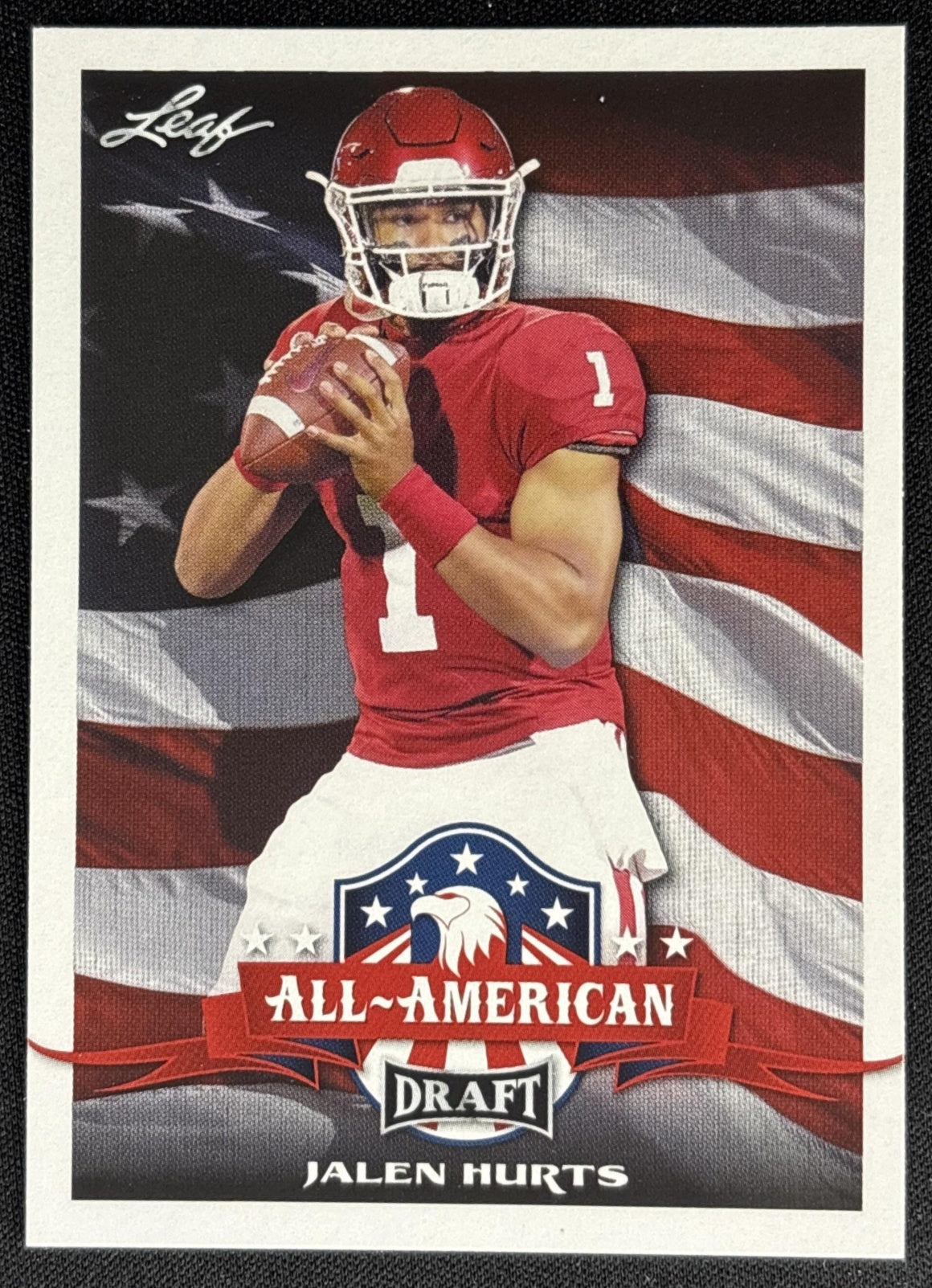 Jalen Hurts 2020 Leaf Draft Sooners Sports Trading Card