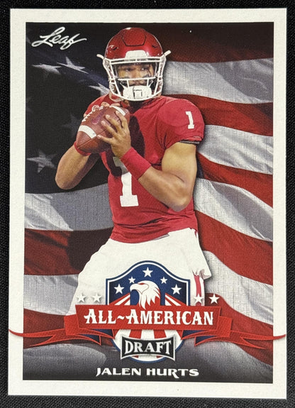 Jalen Hurts 2020 Leaf Draft Sooners Sports Trading Card
