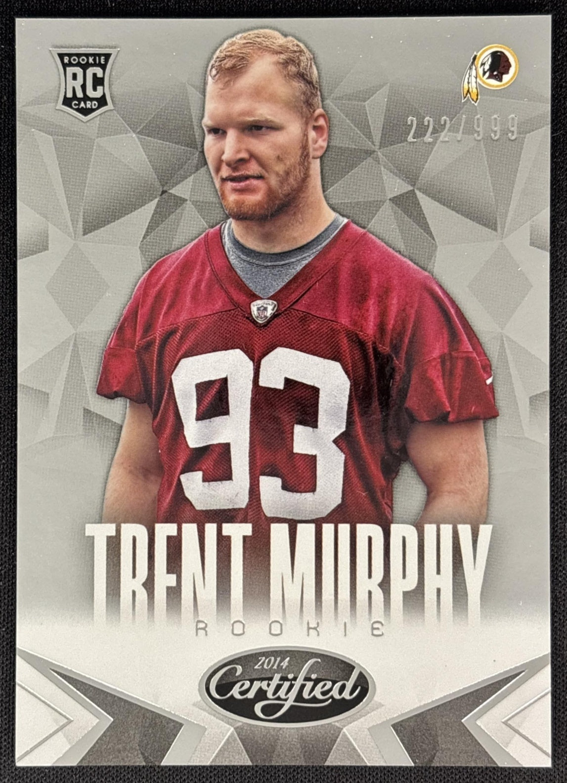Trent Murphy 2014 Panini Certified /999 Redskins front