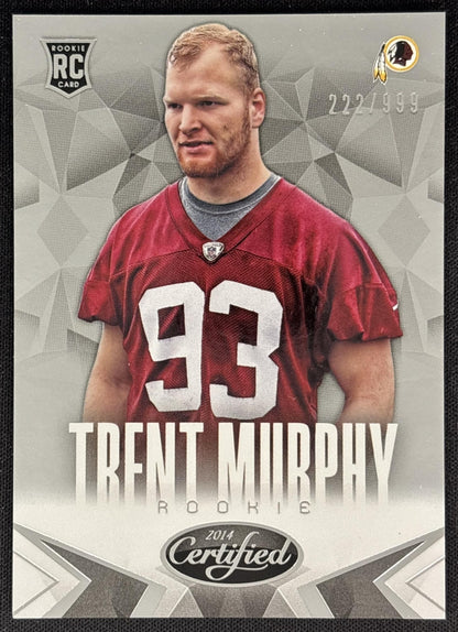 Trent Murphy 2014 Panini Certified /999 Redskins front