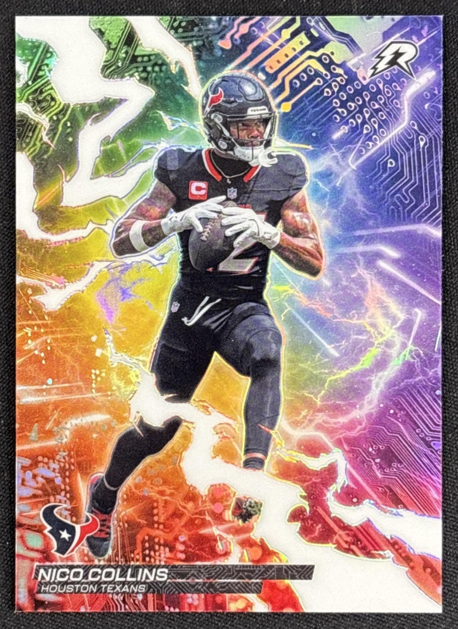 Nico Collins 2025 Topps Resurgence Circuit Breakers Refractor Texans