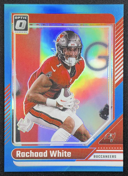 Rachaad White 2024 Panini Donruss Optic Aqua /299 Buccaneers