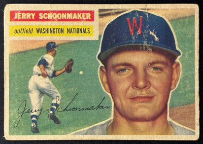 Jerry Schoonmaker 1956 Topps Senators Sports Trading Cards