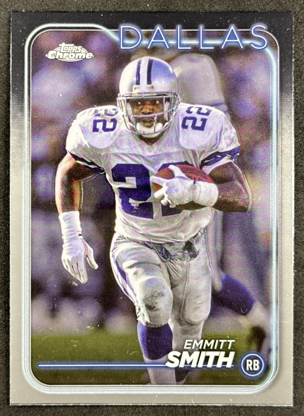 Emmitt Smith 2024 Topps Chrome Cowboys front sports trading card