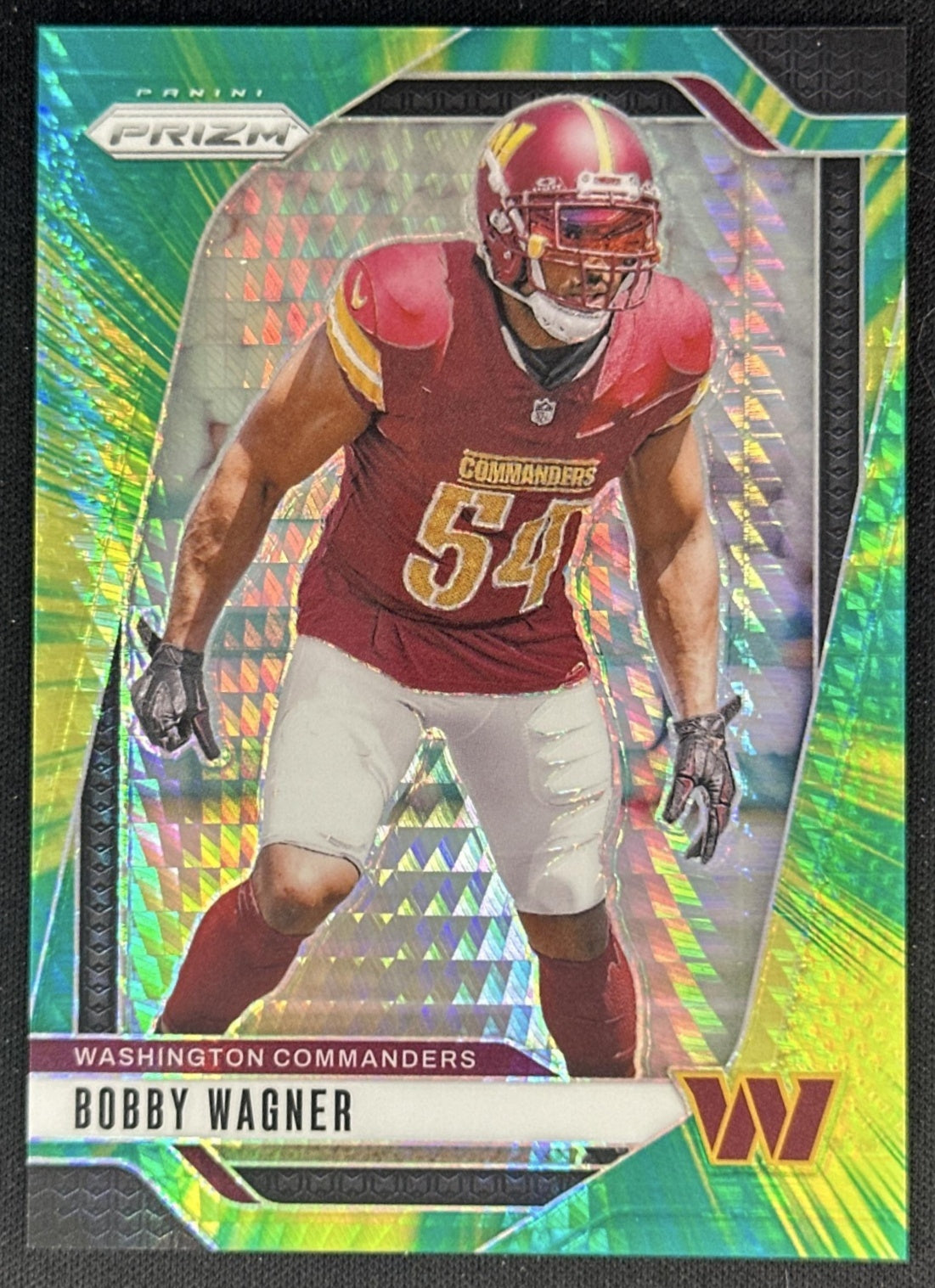 Bobby Wagner 2024 Panini Prizm Hyper /180 Commanders Default Title Sports Trading Cards