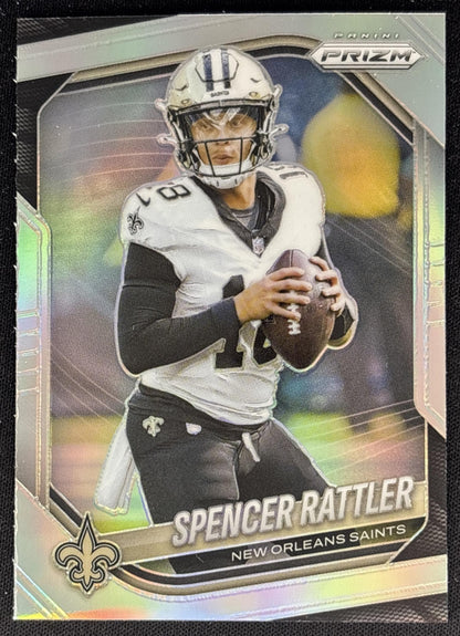 Spencer Rattler 2025 Panini Prizm Silver Saints