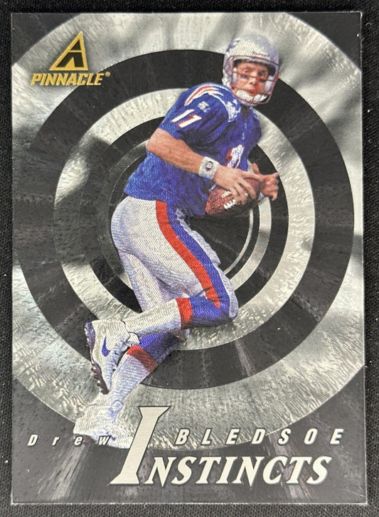 Drew Bledsoe 1997 Pinnacle Trophy Collection Patriots Sports Trading Cards
