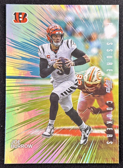 Joe Burrow 2026 Topps Flagship Pressure Cookers Bengals Sports Trading Card