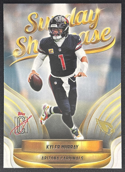 Kyler Murray 2025 Topps Signature Class Sunday Showcase Cardinals front
