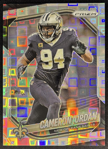 Cameron Jordan 2025 Panini Prizm Pandora /400 Saints front