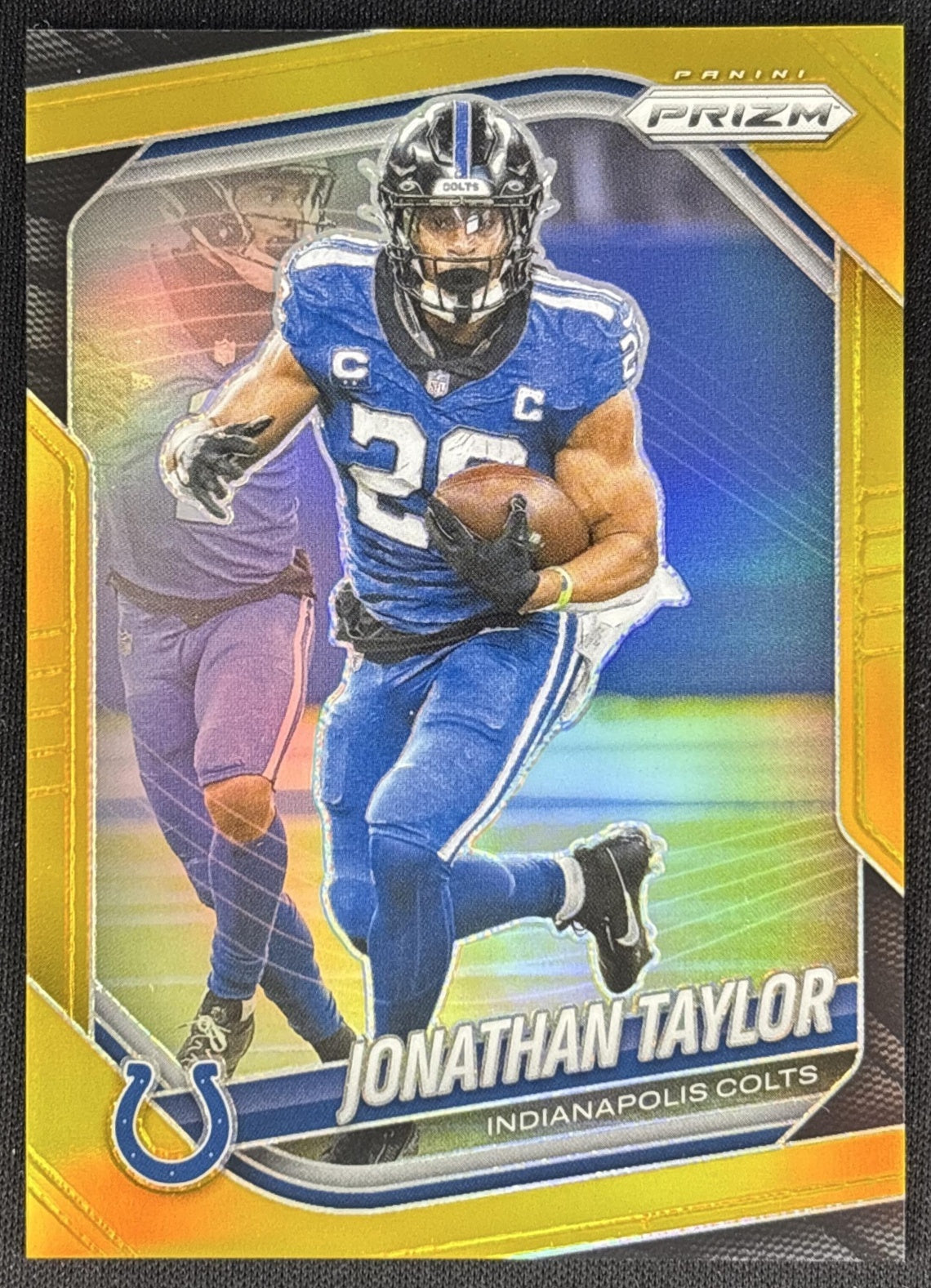 Jonathan Taylor 2025 Panini Prizm Gold /10 Colts Sports Trading Cards
