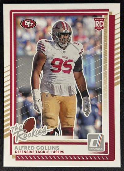 Alfred Collins 2025 Panini Donruss Rookies & Highlights 49ers Sports Trading Cards