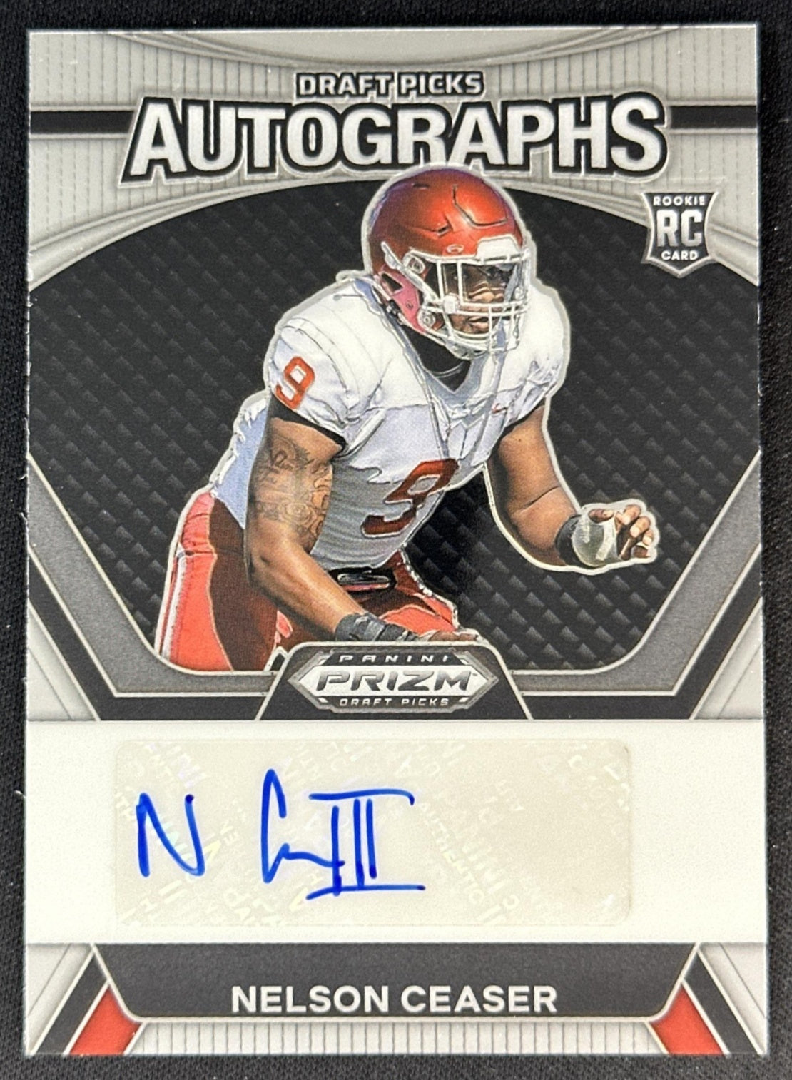 Nelson Ceaser 2024 Panini Prizm Collegiate Draft Picks Pick Auto
