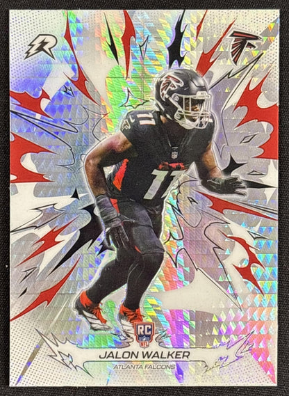 Jalon Walker 2025 Topps Resurgence Prism Refractor Falcons