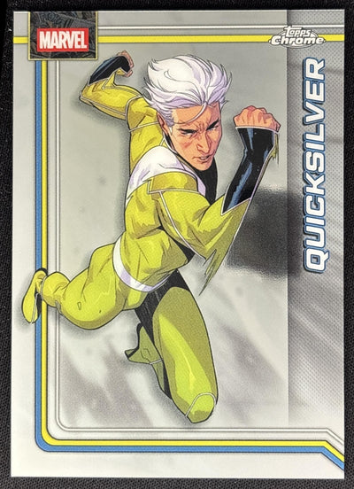 Quicksilver 2026 Topps Chrome Marvel Comics Sports Trading Cards