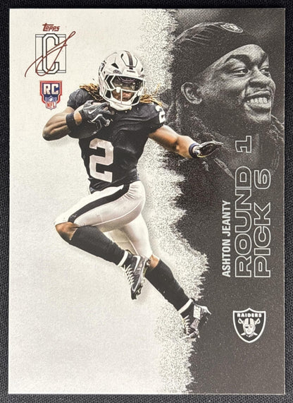 Ashton Jeanty 2025 Topps Signature Class Rookie Raiders Sports Trading Cards