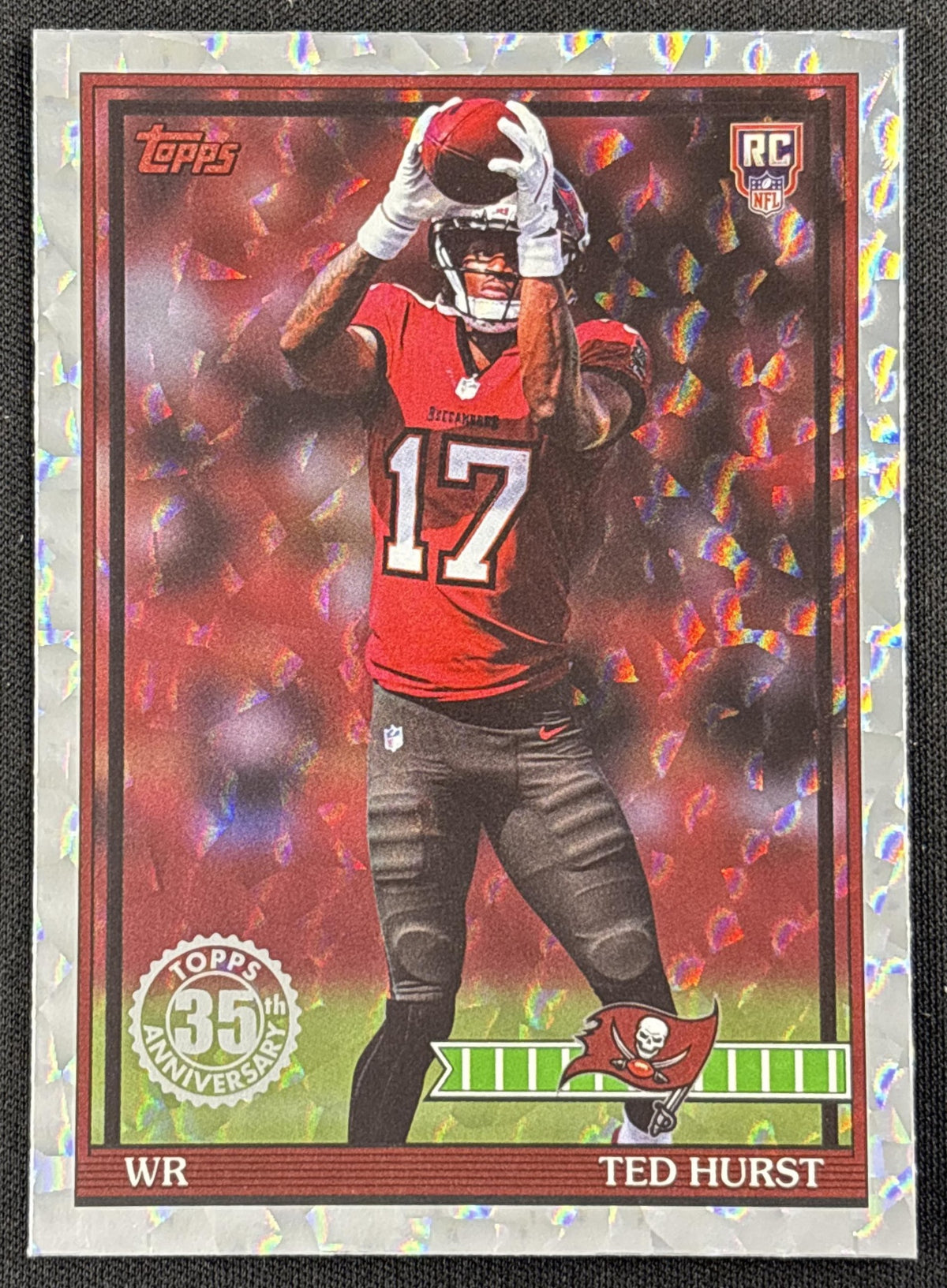 Ted Hurst 2026 Topps 1991 Rookie Crackle Foil Buccaneers