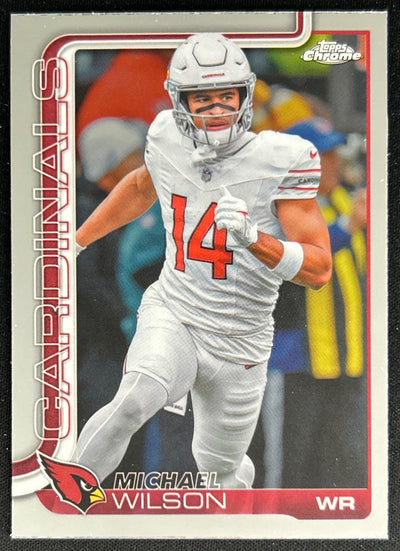 Michael Wilson 2025 Topps Chrome Cardinals Default Title Sports Trading Cards