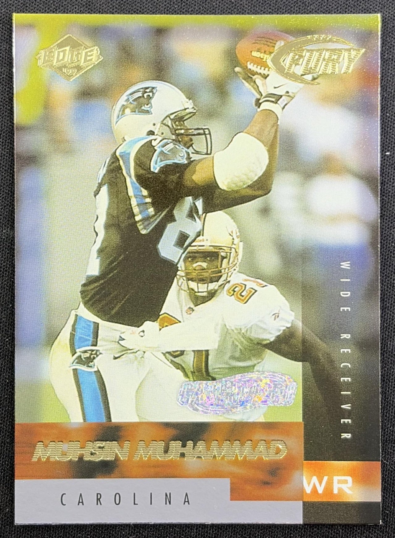 Muhsin Muhammad 1999 Collector's Edge Fury Gold Ingot Panthers