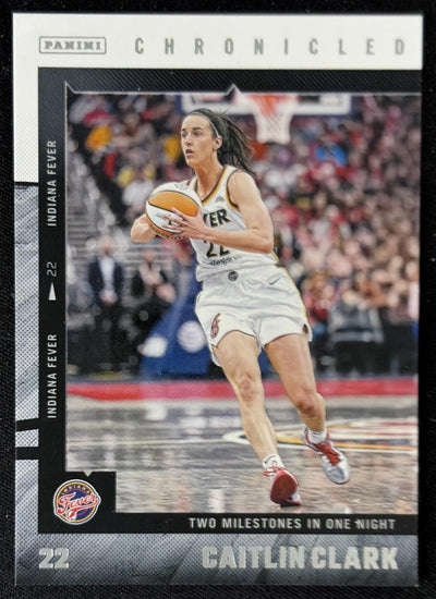 Caitlin Clark 2025 Panini Chronicled WNBA Fever 3 Sports Trading Card