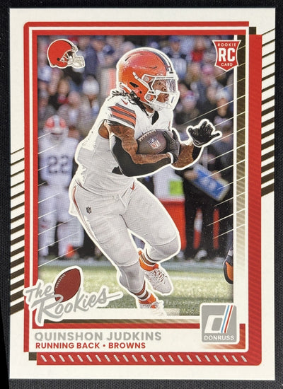 Quinshon Judkins 2025 Panini Donruss Rookies & Highlights Browns Sports Trading Cards
