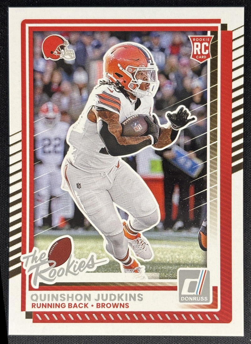 Quinshon Judkins 2025 Panini Donruss Rookies & Highlights Browns