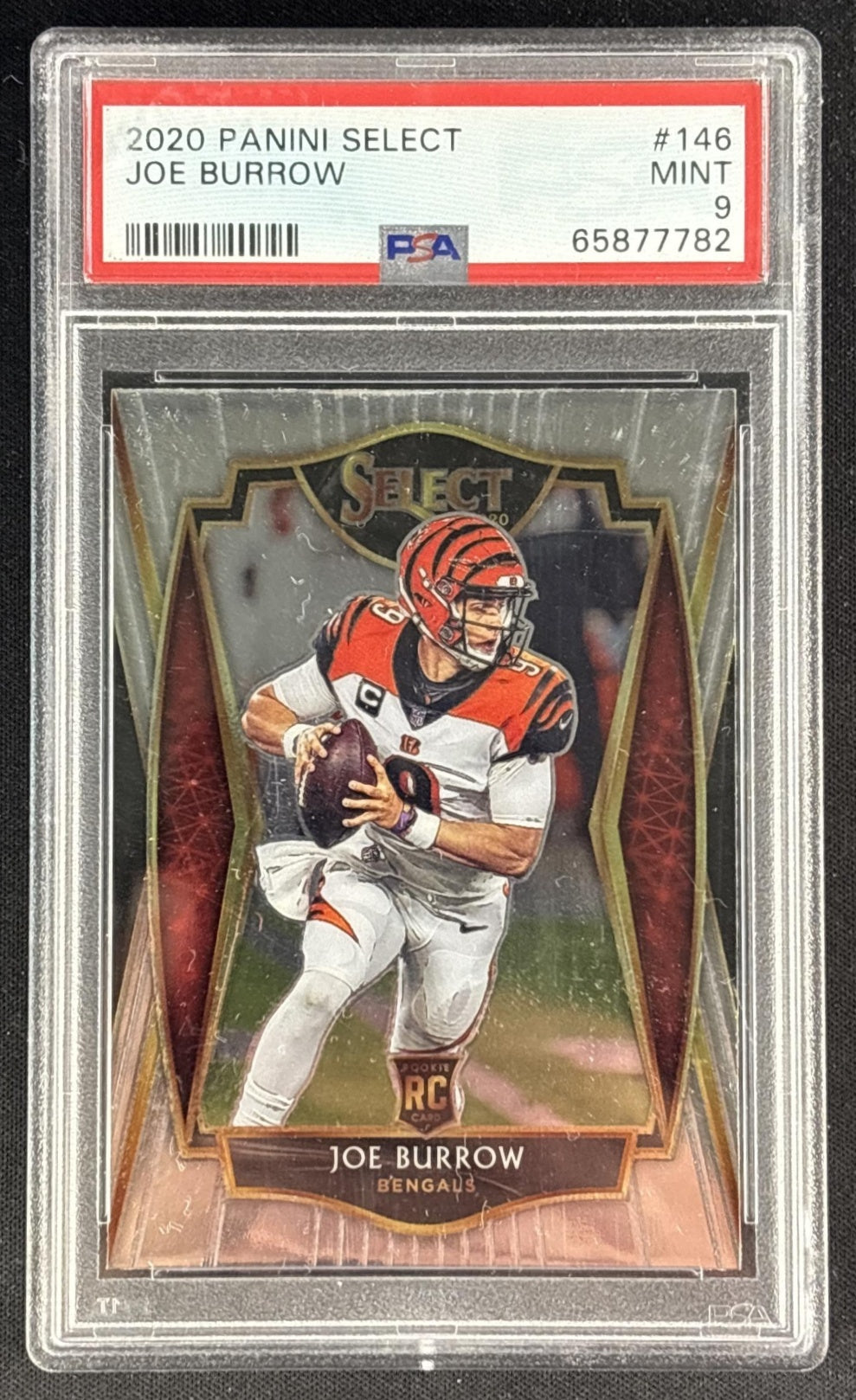 Joe Burrow 2020 Panini Select PSA 9 Bengals 65877782 Sports Trading Cards