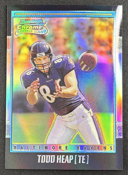 Todd Heap 2001 Bowman Chrome /1999 Ravens front
