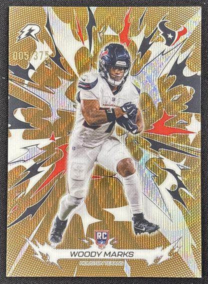 Woody Marks 2025 Topps Resurgence Bronze Surge Refractor /375 Texans