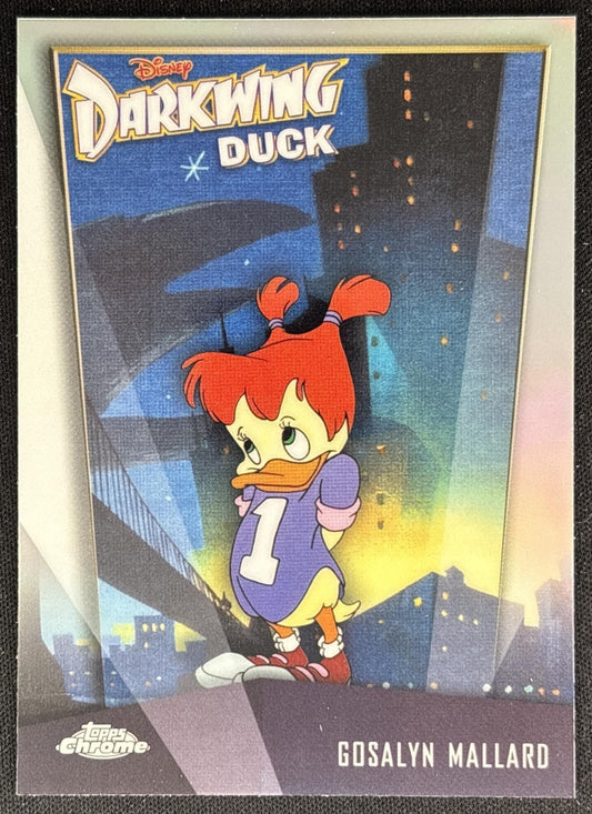 Gosalyn Mallard 2026 Topps Chrome Disney Darkwing Duck 35th Anniversary front