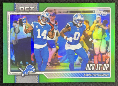 Rev It Up 2026 Topps Green Holo Foil /99 Lions