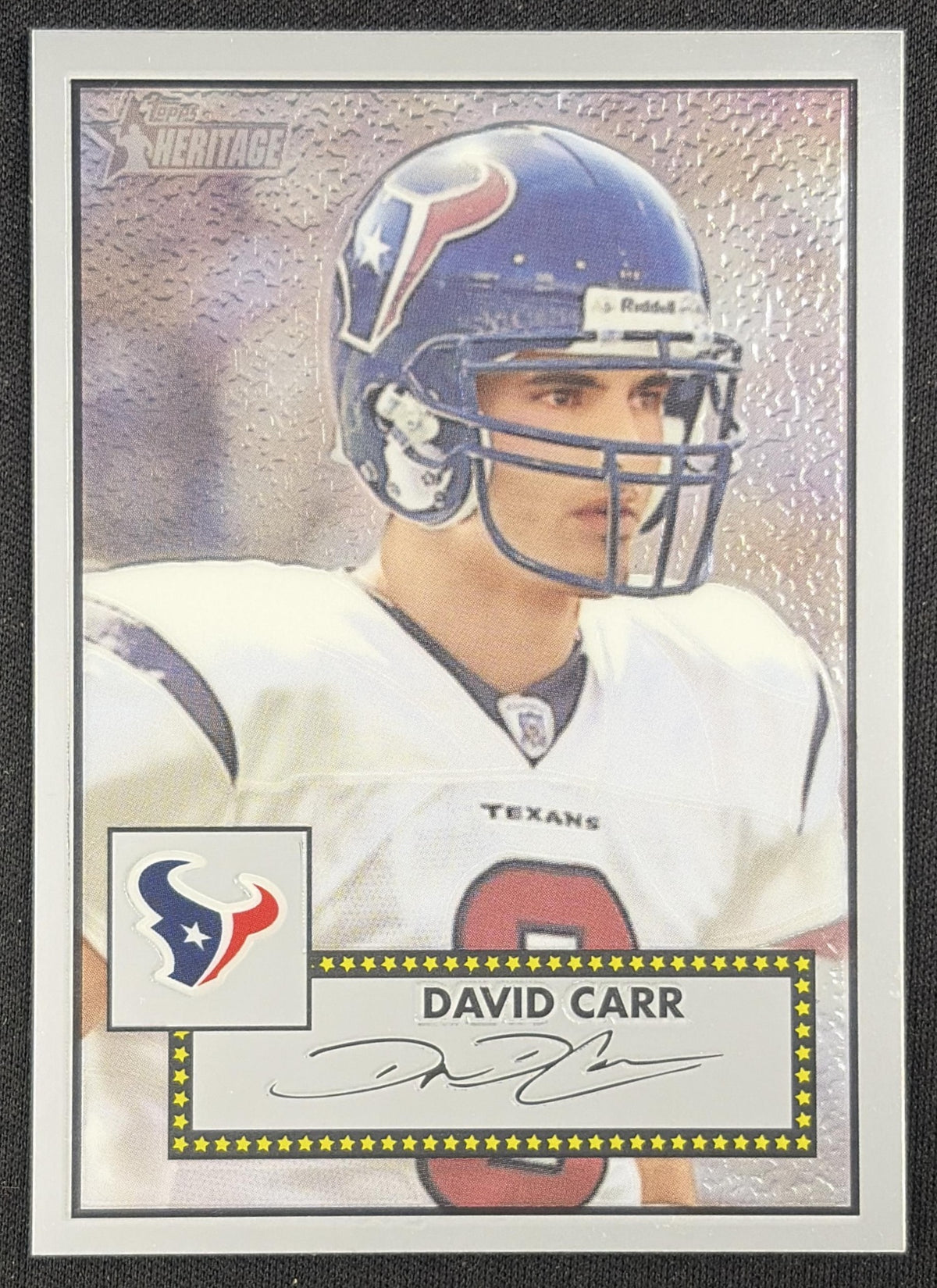 David Carr 2006 Topps Heritage Chrome /1952 Texans