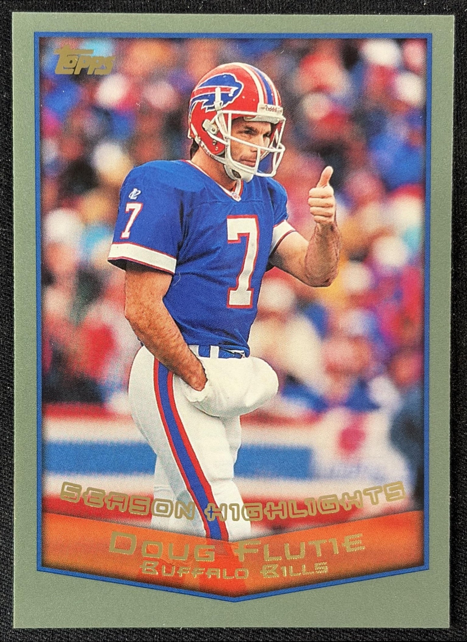 Doug Flutie 1999 Topps Bills