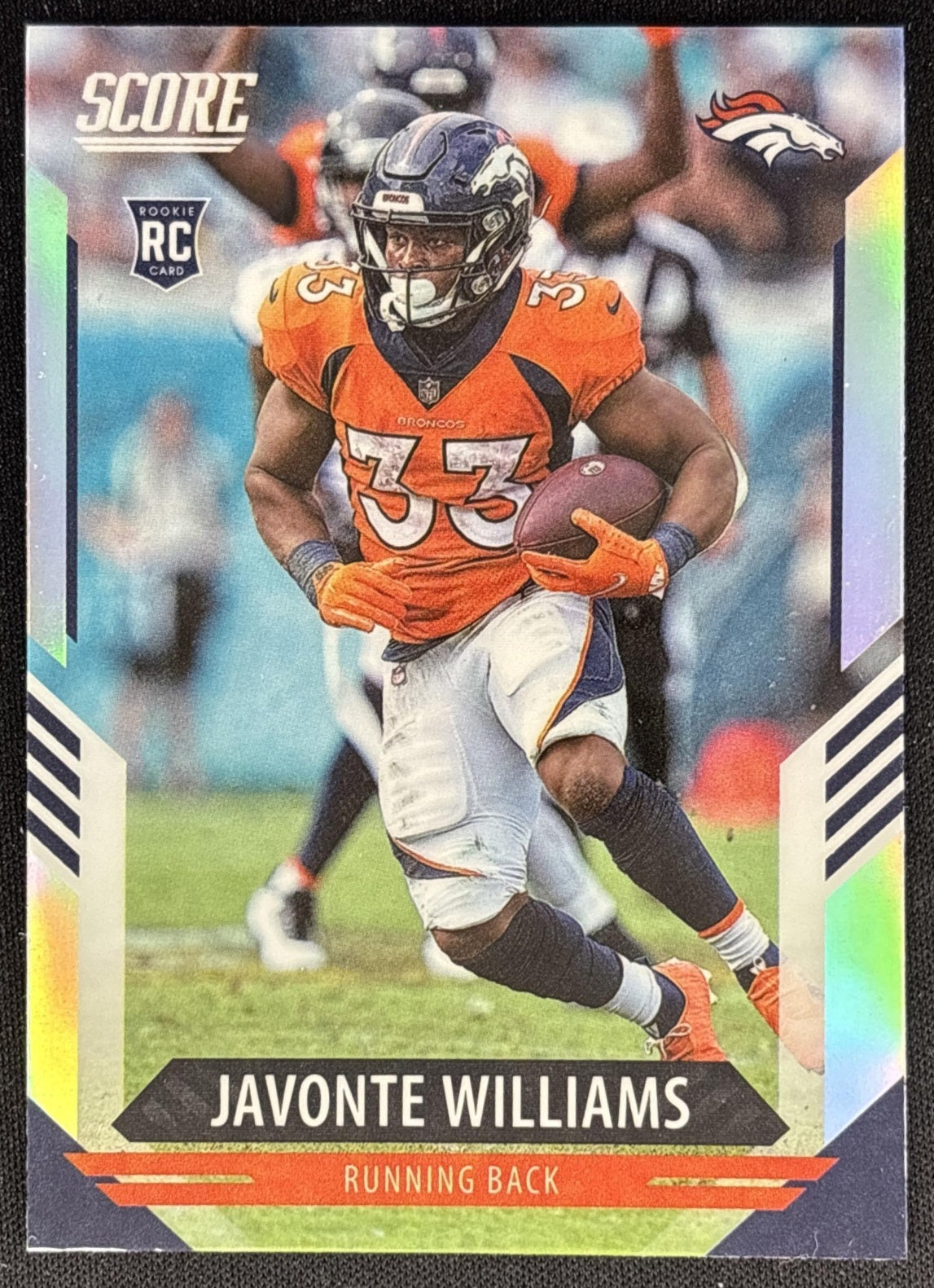 Javonte Williams 2021 Panini Chronicles Score Update Rookies Silver Broncos
