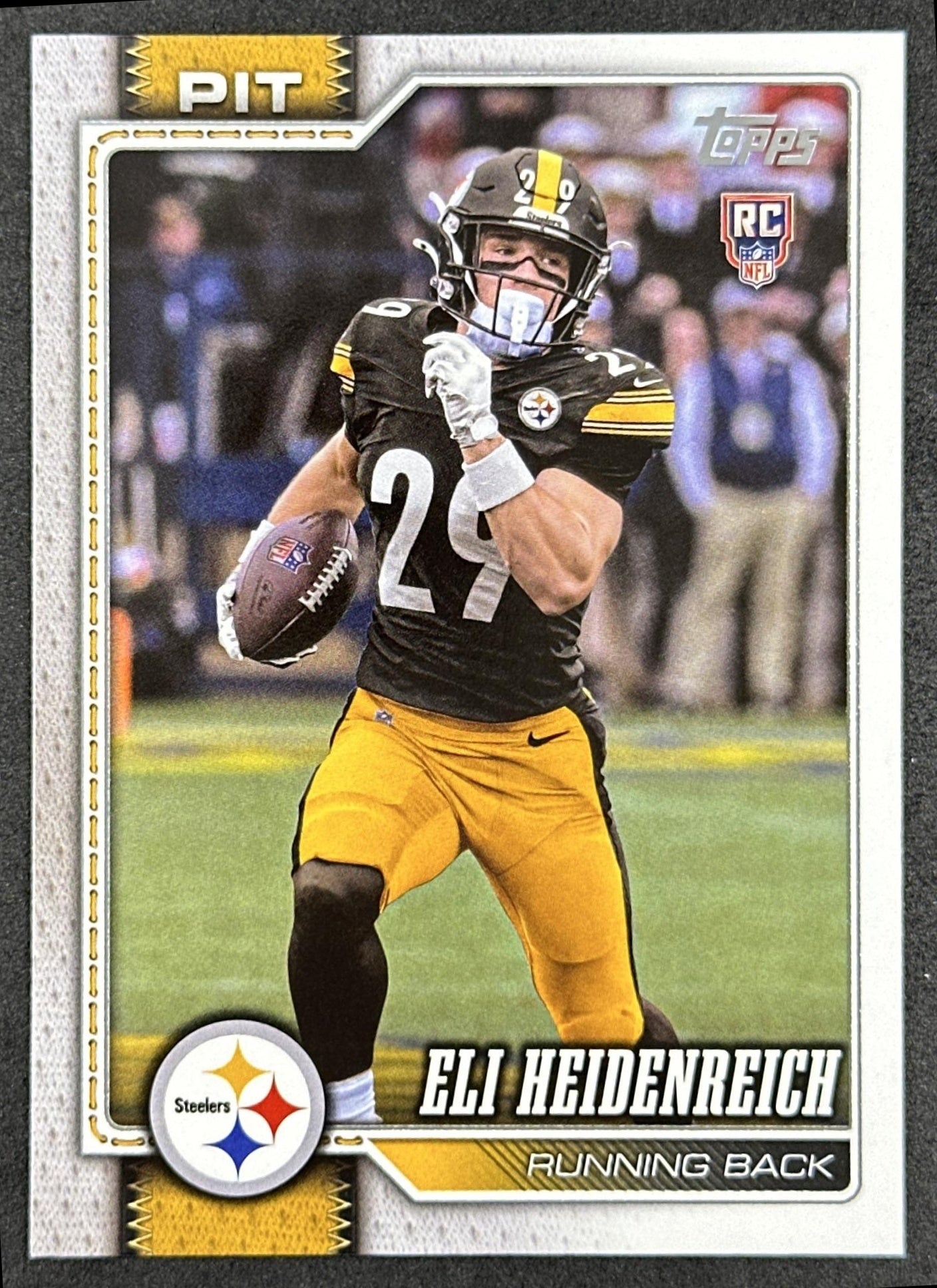 Eli Heidenreich 2026 Topps Flagship Rookie Steelers Sports Trading Cards