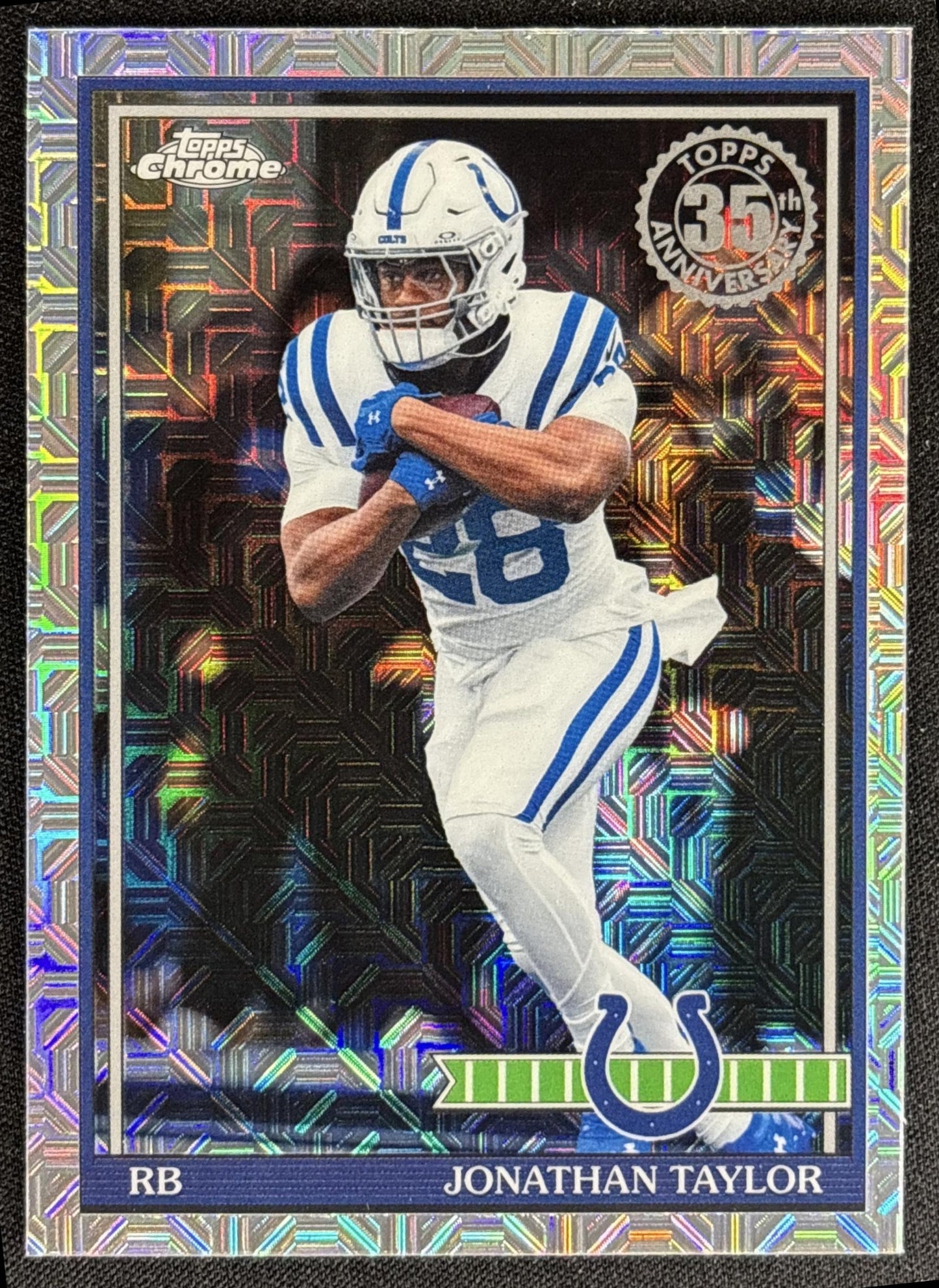 Jonathan Taylor 2026 Topps 1991 Chrome Mojo Refractor Colts