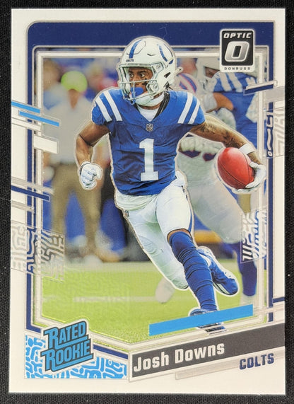 Josh Downs 2023 Panini Donruss Optic Colts front