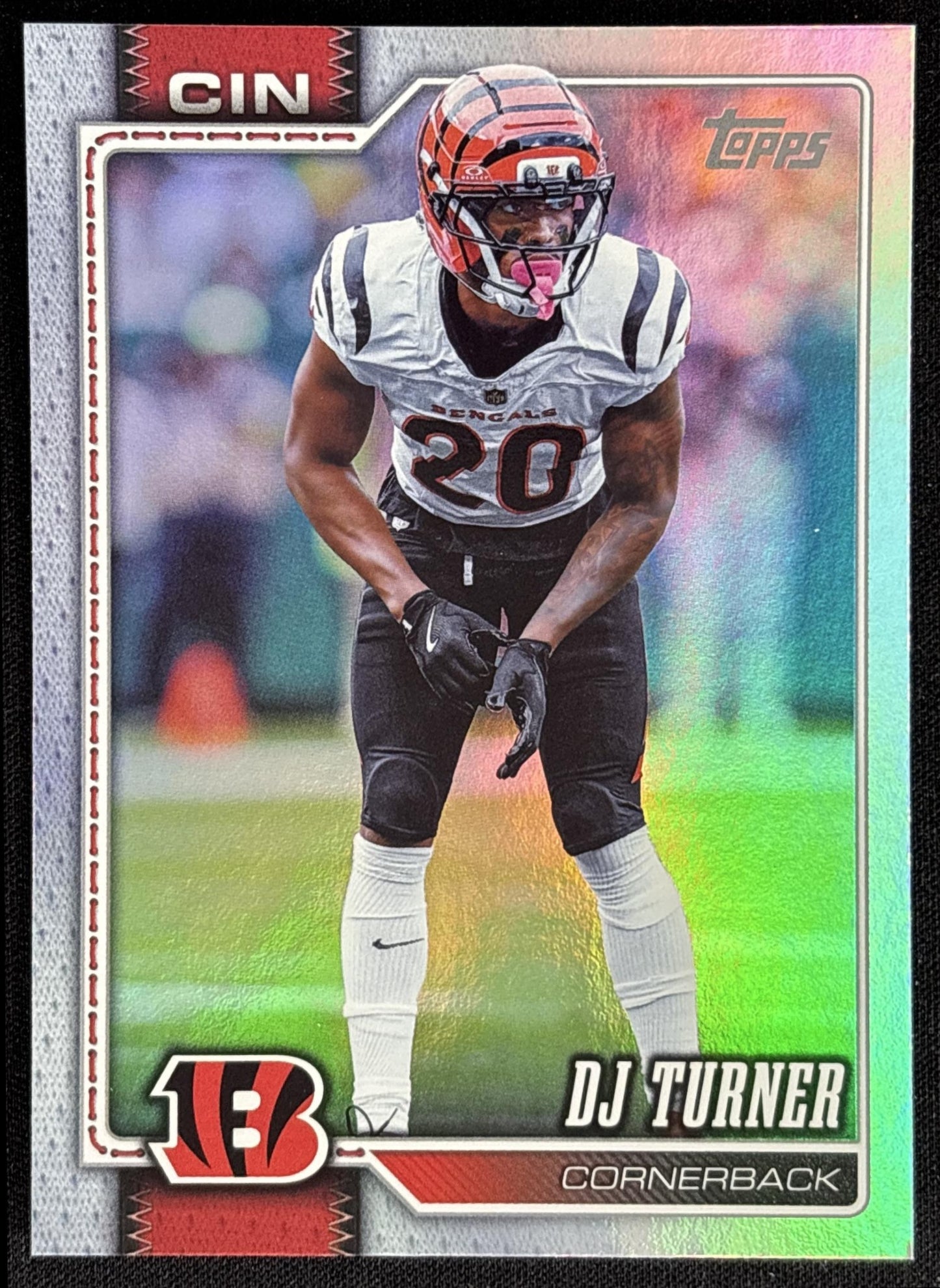 DJ Turner 2026 Topps Rainbow Foil Bengals