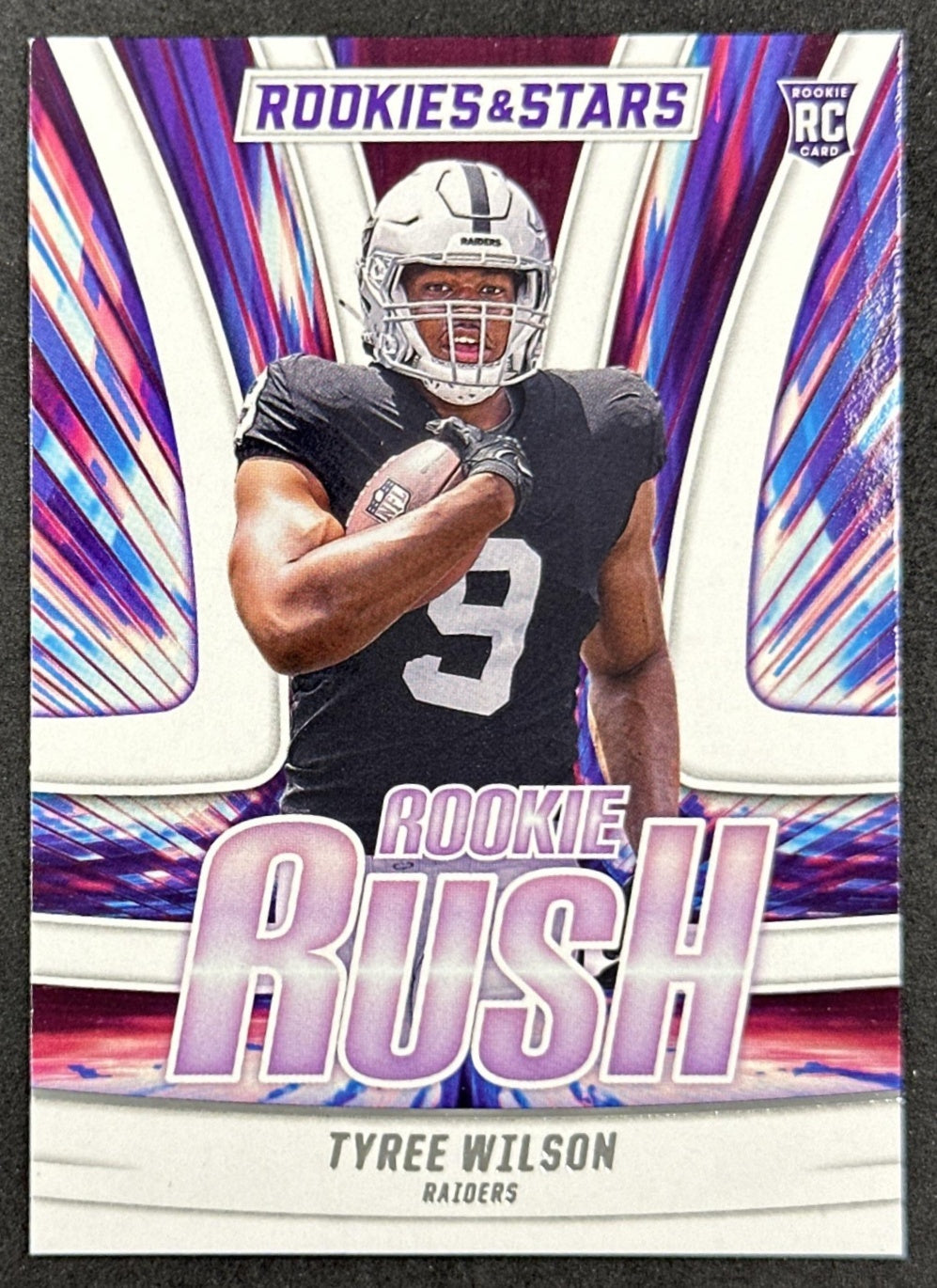 Tyree Wilson 2023 Panini Rookies & Stars Rookie Rush Raiders front