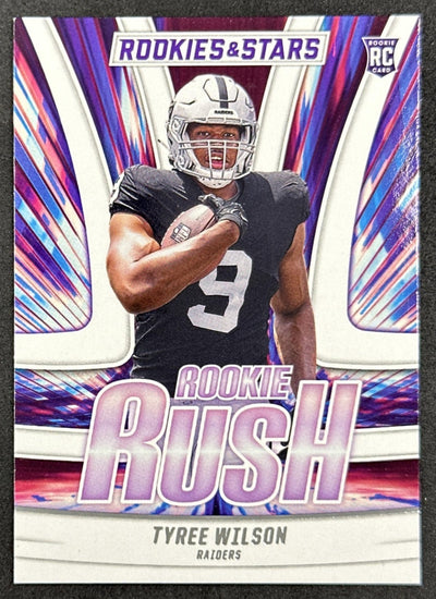 Tyree Wilson 2023 Panini Rookies & Stars Rookie Rush Raiders Default Title Sports Trading Card