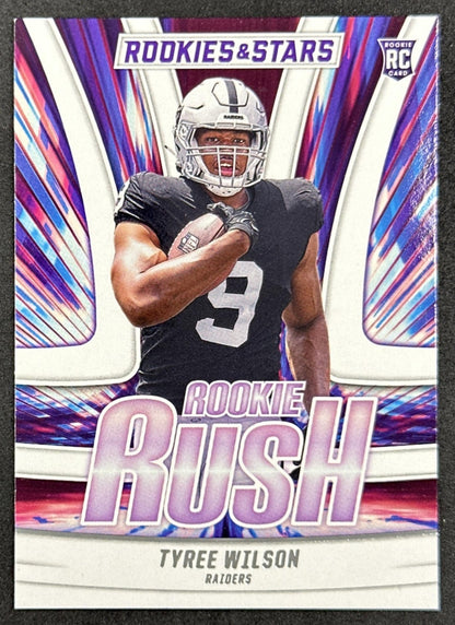 Tyree Wilson 2023 Panini Rookies & Stars Rookie Rush Raiders front