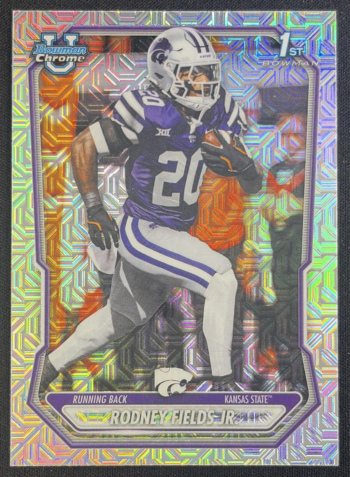 Rodney Fields Jr. 2026 Bowman Chrome Prospects Mojo Refractor Wildcats