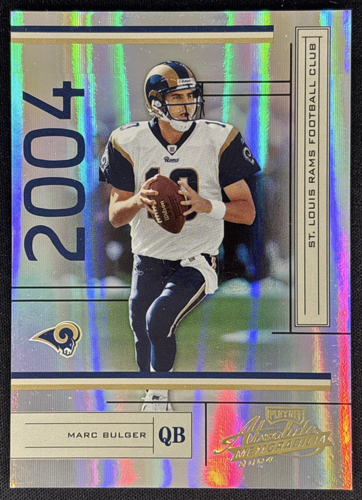 Marc Bulger 2004 Playoff Absolute Memorabilia /1150 Rams front