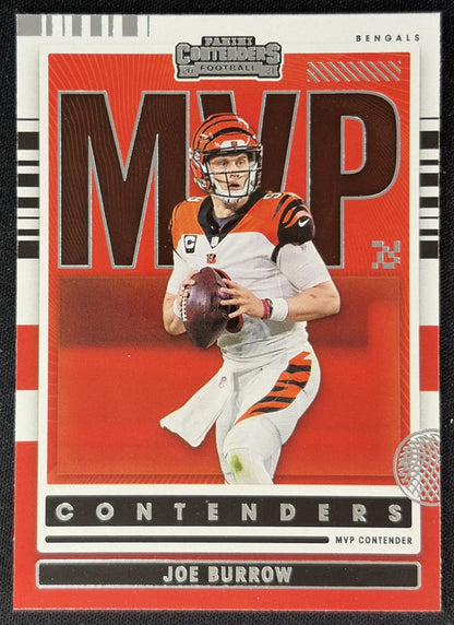 Joe Burrow 2021 Panini Contenders MVP Bengals front