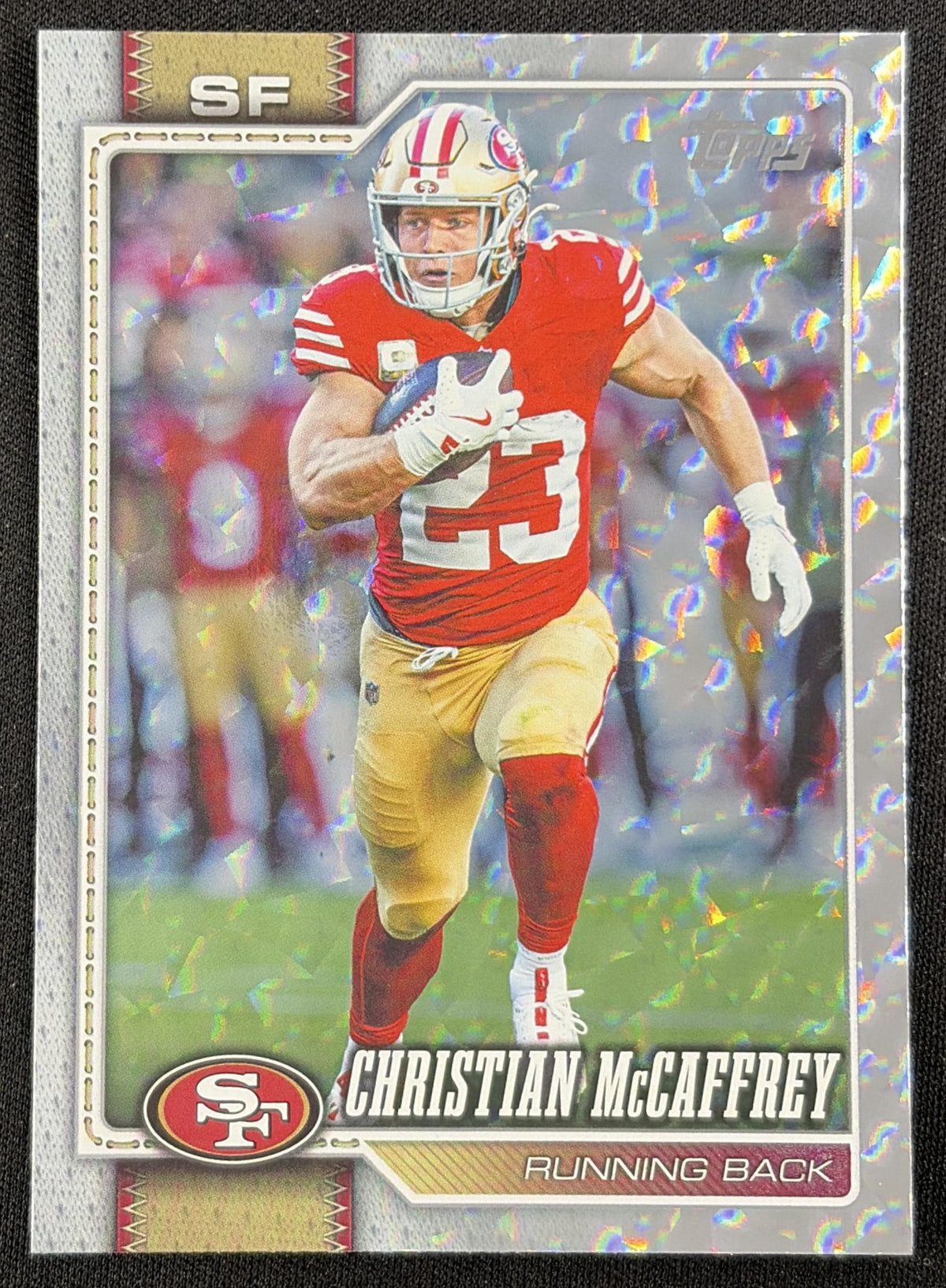 Christian McCaffrey 2026 Topps Flagship Crackle 49ers