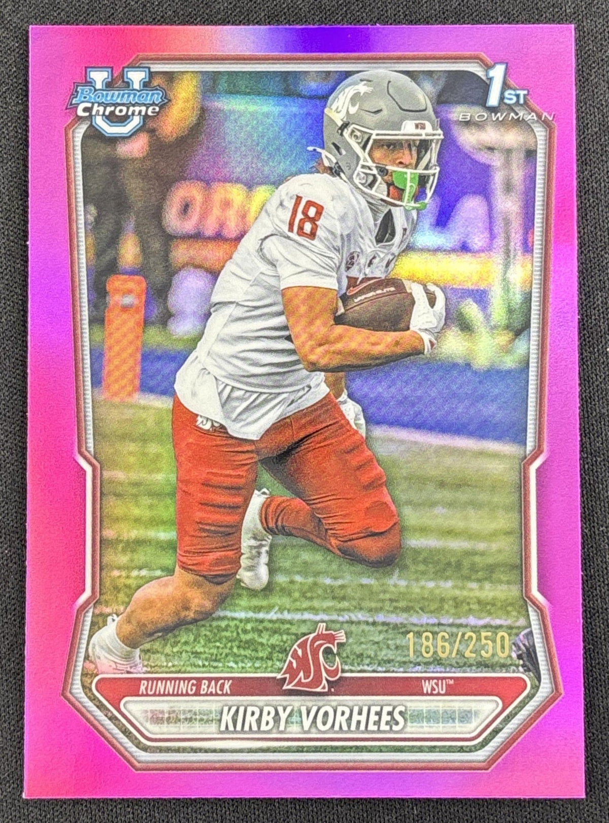 Kirby Vorhees 2026 Bowman Chrome Prospects Pink Refractor /250 Cougars Default Title Sports Trading Card